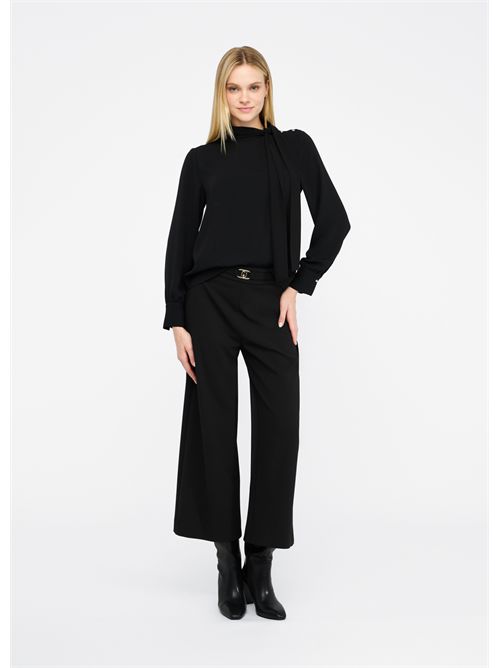 Pantaloni cropped con cintura LIU JO | MF5260J1930/22222